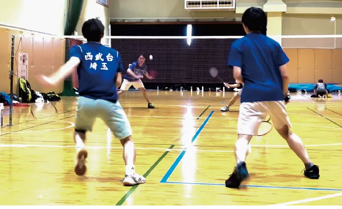 男子バドミントン部